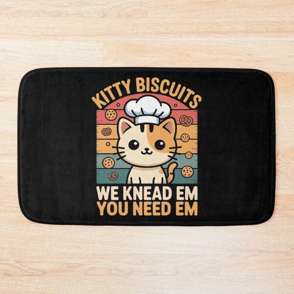 Item preview, Kitty Biscuits We Knead Em You Need Em Baking Cat Lover  designed and sold by KonstanKoraner.