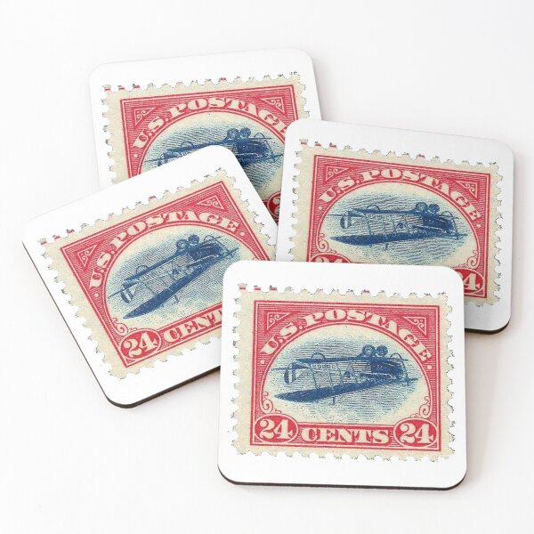 Item preview, Rare Vintage US Airmail 1918 Issue Postage Stamp designed and sold by red-amber65.