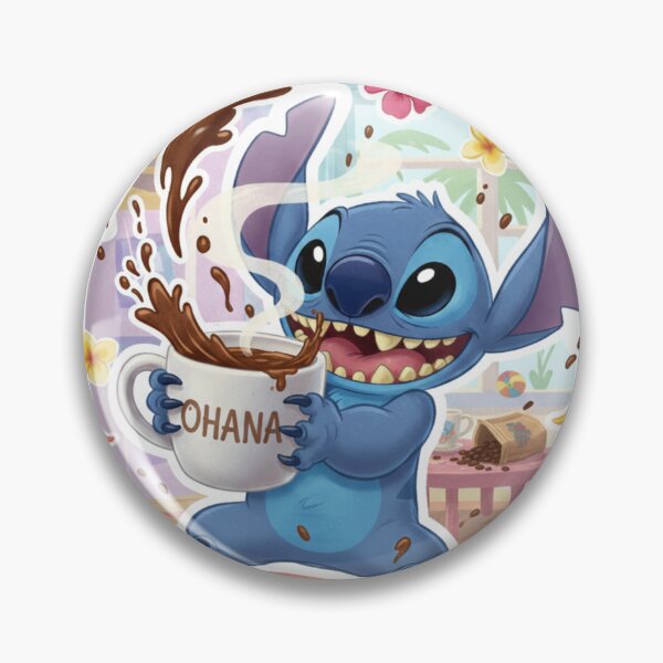Item preview, Official Fan Art: Stitch's Coffee Chaos | Lilo and Stitch Disney Licensed Fun designed and sold by Wild-Rose-.