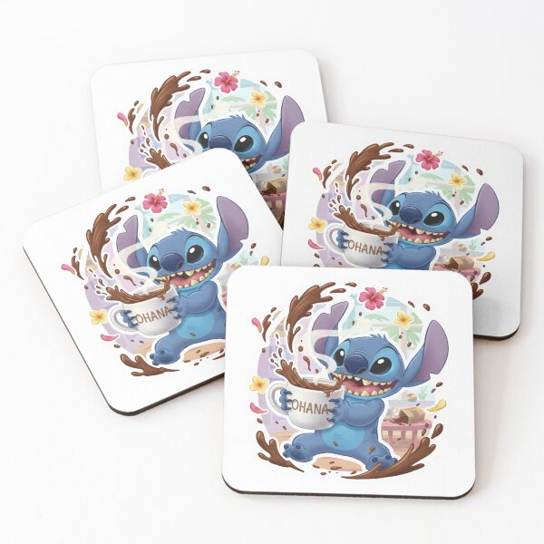 Item preview, Official Fan Art: Stitch's Coffee Chaos | Lilo and Stitch Disney Licensed Fun designed and sold by Wild-Rose-.