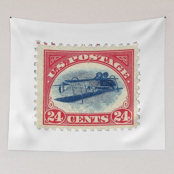 Item preview, Rare Vintage US Airmail 1918 Issue Postage Stamp designed and sold by red-amber65.