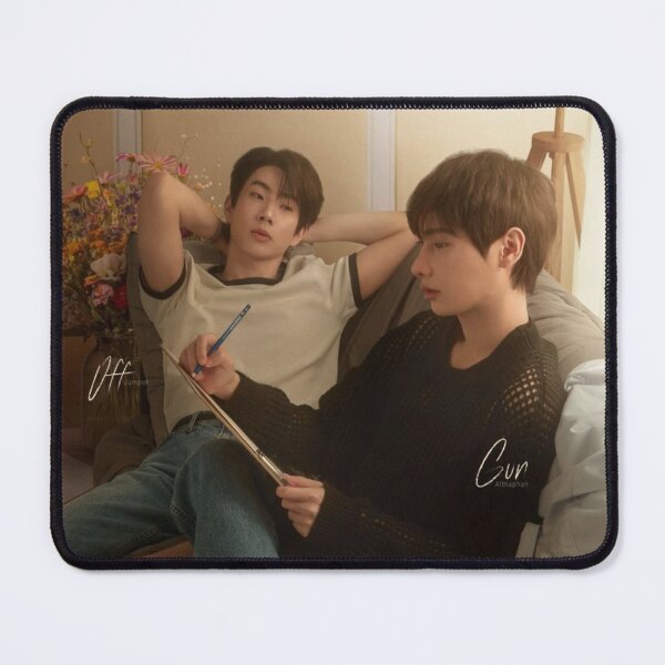 Item preview, Burnout Syndrome BL Series gmmtv poster OffGun Boys Love yaoi off jumpol gun atthaphan gmmbl thai drama lakorn lgbtq not me designed and sold by Kpop-Noona.
