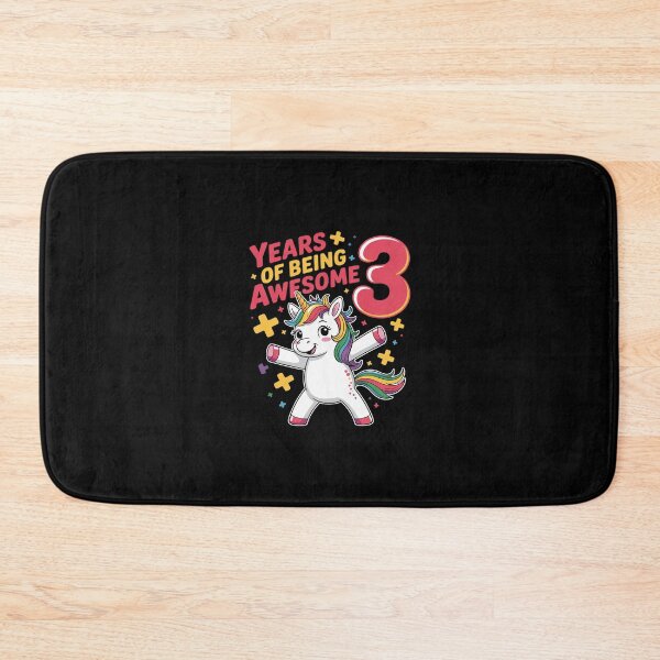 Item preview, Kids 3 Years Of Being Awesome Unicorn Dab 3rd Birthday Girls Kids designed and sold by RsFilsingerArt.
