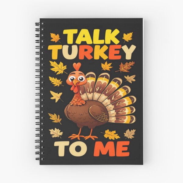 Item preview, Funny Thanksgiving Turkey Quote – Talk Turkey to Me – Autumn Humor Gift Idea designed and sold by Bright Nest Studio.