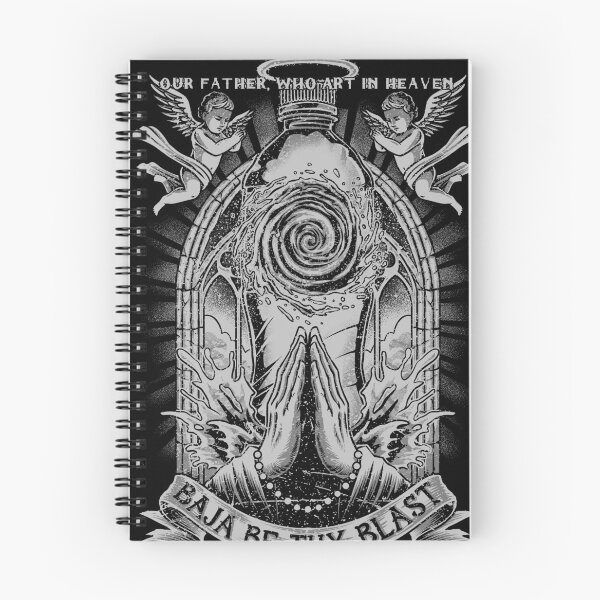 Item preview, Our Father, Who Art In Heaven Baja Be Thy Blast BW Dark designed and sold by Coldink.