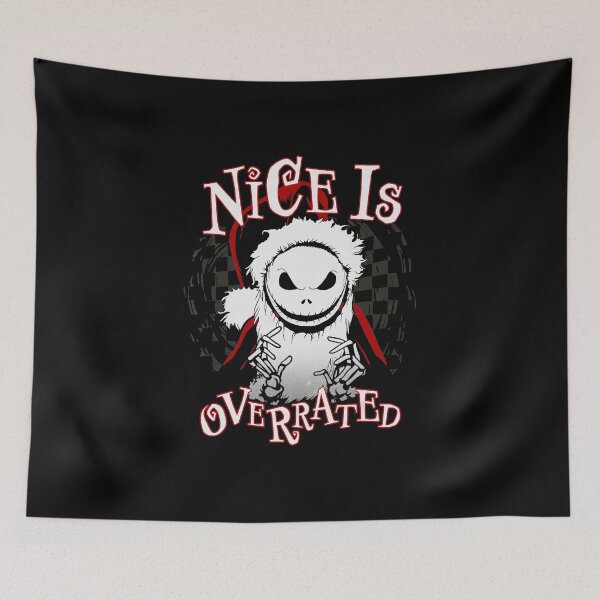 Item preview,  The Nightmare Before Christmas Nice Is Overrated Logo  designed and sold by jeffgonzales.