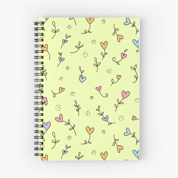 Item preview, A charming seamless pattern featuring whimsical heart-shaped flowers designed and sold by DLORA DESIGN  .
