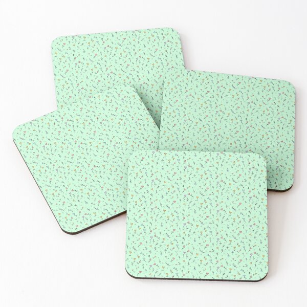 Item preview, A charming seamless pattern featuring whimsical heart-shaped flowers designed and sold by DLORA DESIGN  .