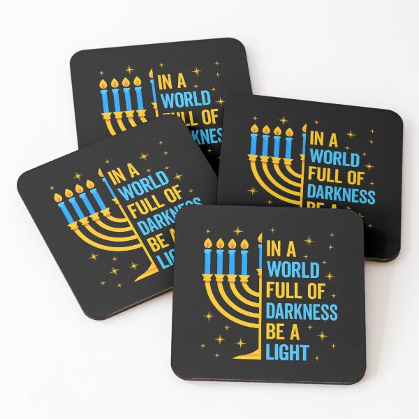 Item preview, Hanukkah In A World Full Of Darkness Be A Light Chanukah designed and sold by TerryAnnie.
