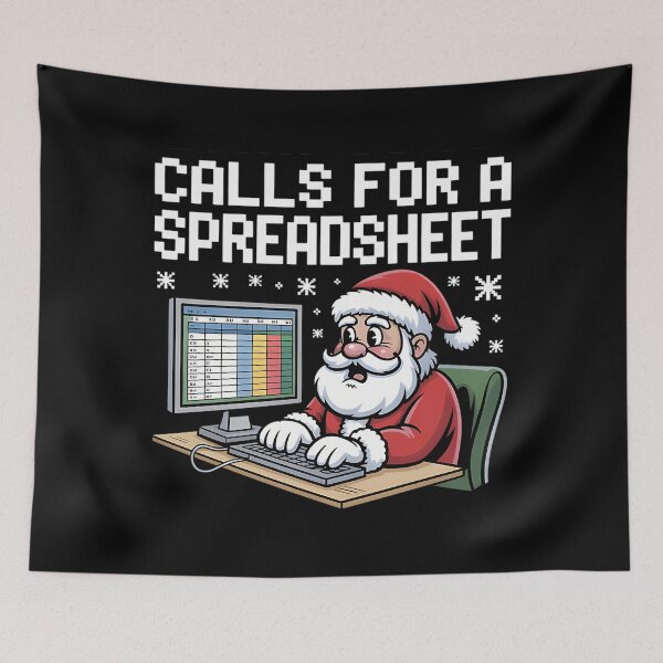 Item preview, Oh Holiday This Fashion Funny Calls For Christmas Classic Spreadsheet Nerd designed and sold by JasonCorvar.