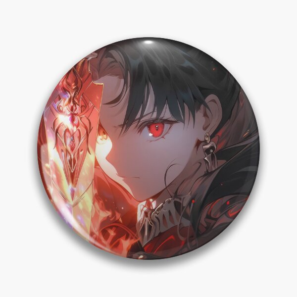 Item preview, Archer Ishtar Fate Grand Order Anime Girl Red Fiery Intense Strong designed and sold by TorbenKuhano.