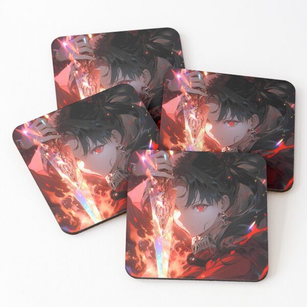 Item preview, Archer Ishtar Fate Grand Order Anime Girl Red Fiery Intense Strong designed and sold by TorbenKuhano.