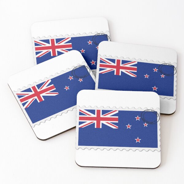 Item preview, New Zealand National Flag Postage Stamp designed and sold by red-amber65.