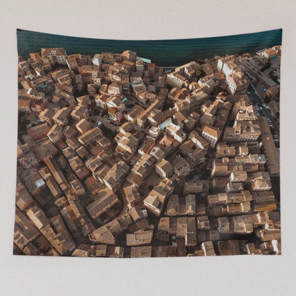 Item preview, Rooftops of Corfu - Kerkyra Greece designed and sold by DRONY.