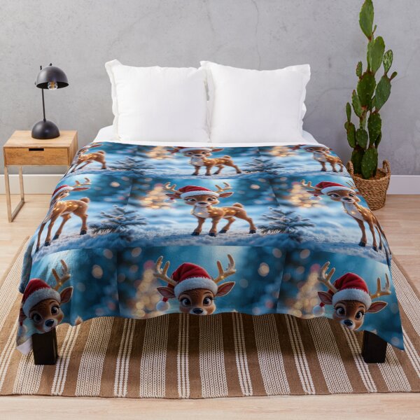 Item preview, Cute Festive Reindeer – Magical Winter Holiday Illustration designed and sold by PixelVibe782.