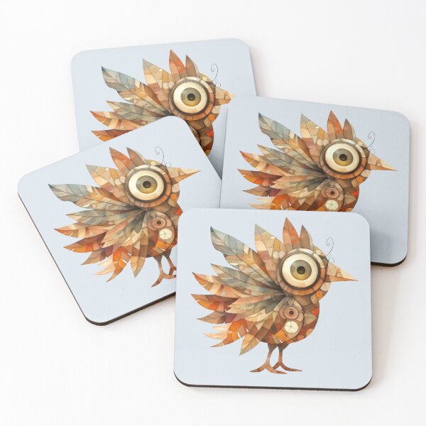 Item preview, Steampunk Mechanical Excited Hen designed and sold by CharlottePlaceArt.