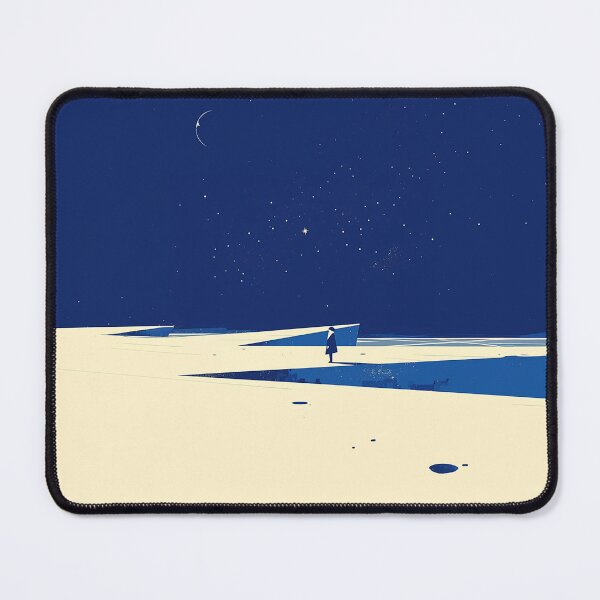 Item preview, Solitary Wanderer Beneath Crescent Sky designed and sold by Christian Weiss.