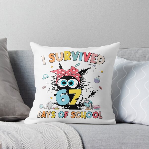 Item preview, Classic Funny School Teacher of Survived 67 67 I Days Student Meme designed and sold by SteveSaccoro.