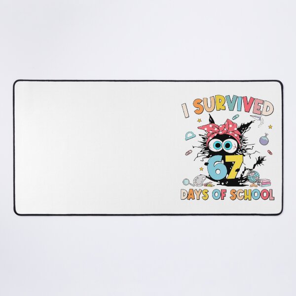 Item preview, Classic Funny School Teacher of Survived 67 67 I Days Student Meme designed and sold by SteveSaccoro.