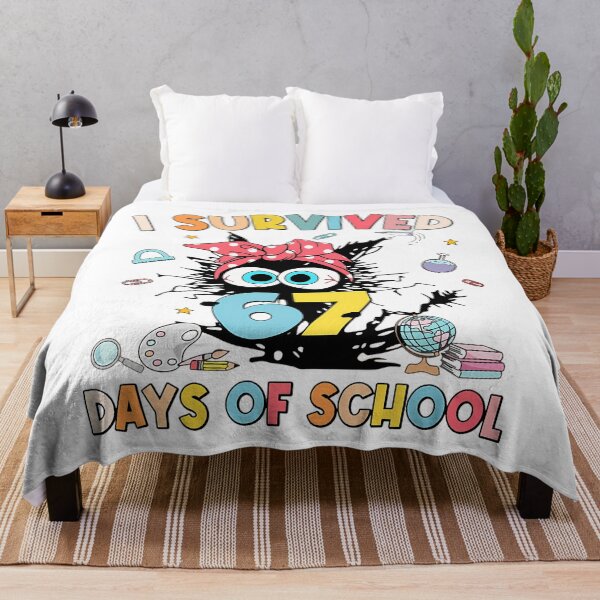 Item preview, Classic Funny School Teacher of Survived 67 67 I Days Student Meme designed and sold by SteveSaccoro.