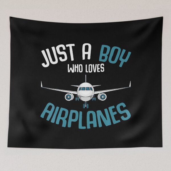 Item preview, Just A Boy Who Loves Airplanes designed and sold by FernLela.