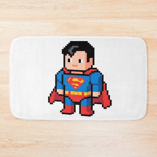 Item preview, Superman Pixel Art - Retro Gaming Superhero Design designed and sold by LoomisDreams.