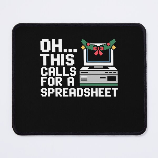 Item preview, Funny Classic Oh Spreadsheet Fashion This For Holiday Calls Nerd Christmas designed and sold by JasonCorvar.