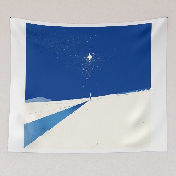 Item preview, Solitary Figure Under Guiding Star designed and sold by Christian Weiss.