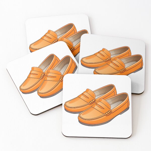Item preview, Orange Buckle Loafers designed and sold by New-School-Wave.