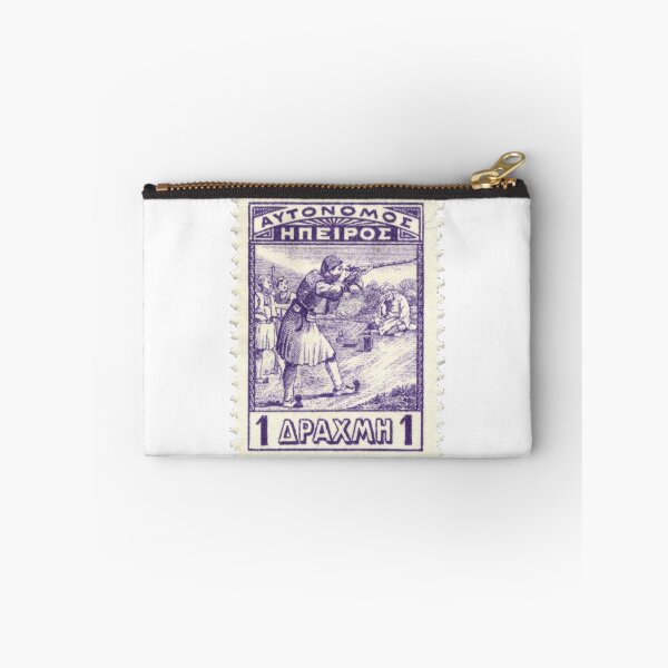 Item preview, Vintage Purple Greek Apaxmh Postage Stamp designed and sold by red-amber65.