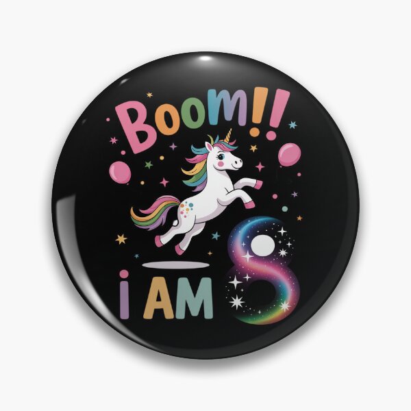 Item preview, Kids 8 Years Old Unicorn Flossing 8th Birthday Girl Unicorn Party designed and sold by RsFilsingerArt.