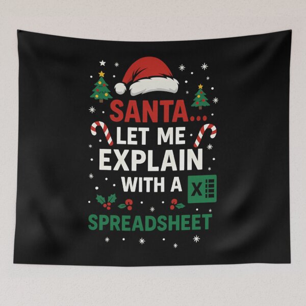 Item preview, For Nerd Spreadsheet Holiday Fashion This Classic Calls Christmas Oh Funny designed and sold by JasonCorvar.