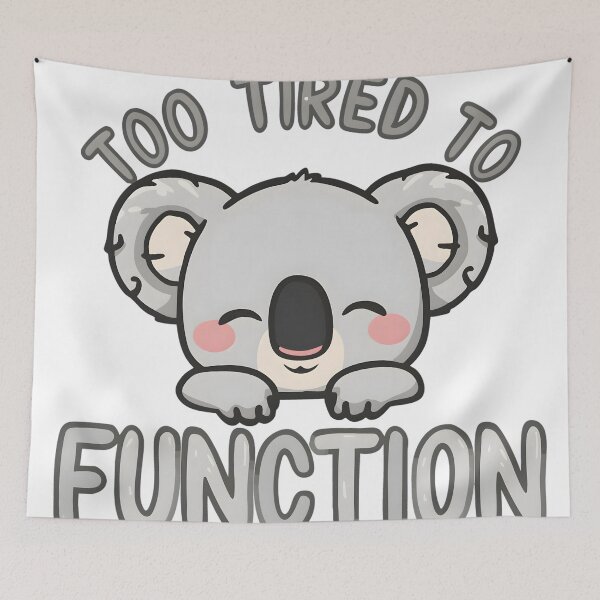 Item preview, Kawaii Koala Exhausted Mood Graphic designed and sold by PixelPanda Cosmos.
