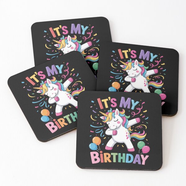 Item preview, Kids Adult Its My Birthday Girl Dabbing Unicorn Party Outfit designed and sold by RsFilsingerArt.