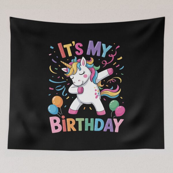 Item preview, Kids Adult Its My Birthday Girl Dabbing Unicorn Party Outfit designed and sold by RsFilsingerArt.