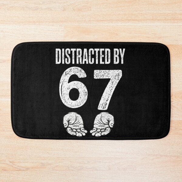 Item preview, Distracted By Six Seven 6 7 Meme Gen Alpha Slang 6 7 Hands designed and sold by FreshVibe Prints.