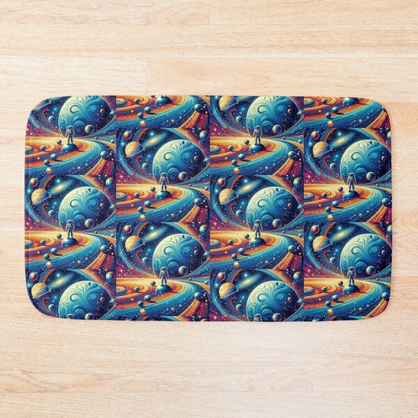 Item preview, Astronaut in Cosmic Swirls – Surreal Space Fantasy designed and sold by Dogandesighn.