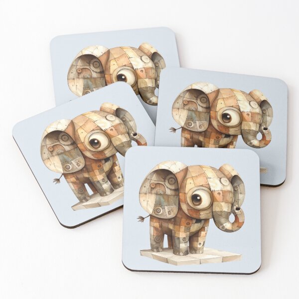 Item preview, Steampunk Mechanical Elephant designed and sold by CharlottePlaceArt.