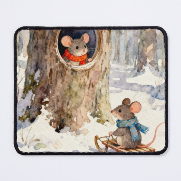 Item preview, Mouse Whispers In The Winter Woods designed and sold by iamdesigns14.