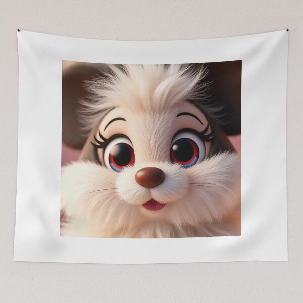 Item preview, Cute Cartoon Princess Face – Adorable Disney-Style Character Art designed and sold by swara-2016.
