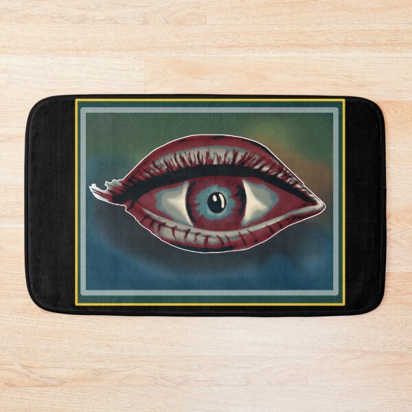 Item preview, Eerie Blue Eye – Symbolic Dark Art Print designed and sold by Kyradem.