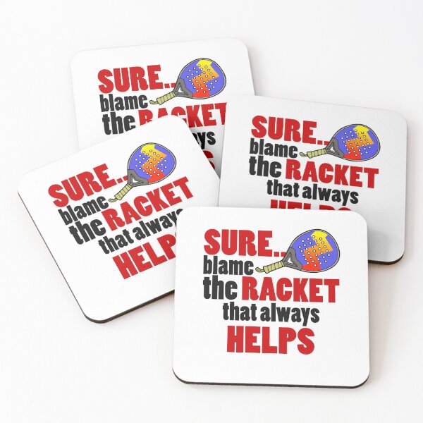 Item preview, Sure Blame the Racket – Funny Padel Player Shirt designed and sold by Mr Lee.