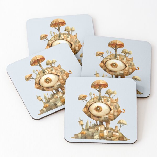 Item preview, Steampunk Mechanical Village designed and sold by CharlottePlaceArt.