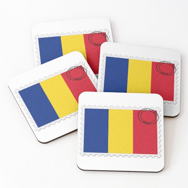 Item preview, Romania National Flag Postage Stamp designed and sold by red-amber65.