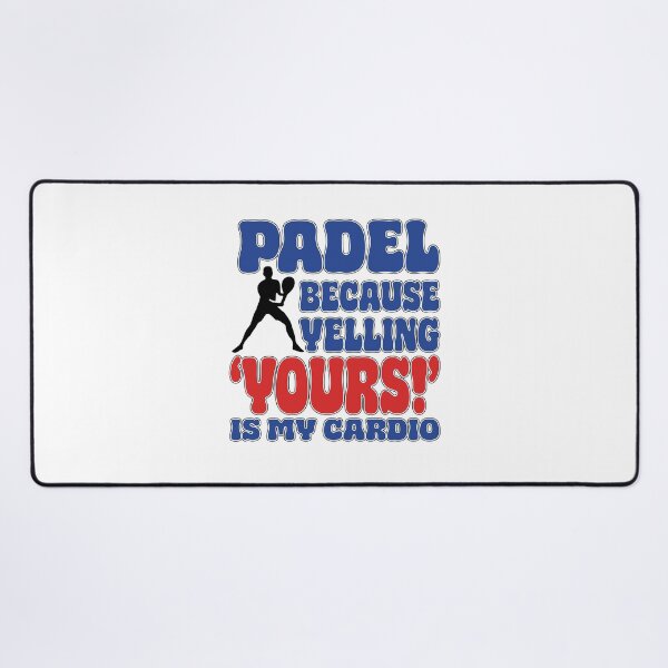 Item preview, Padel Because Yelling Yours Is My Cardio – Funny Padel Shirt designed and sold by Mr Lee.
