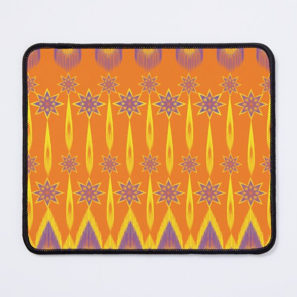 Item preview, Seamless Ikat Pattern concept gold color designed and sold by ChaReePat.