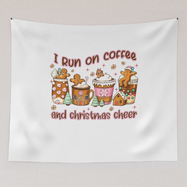 Item preview, I Run on Coffee and Christmas Cheer designed and sold by Suslyakovasamui.