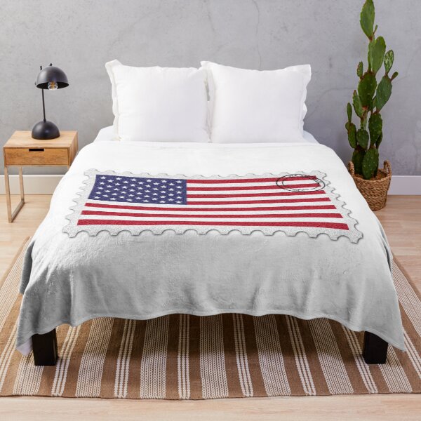 Item preview, USA National Flag Postage Stamp designed and sold by red-amber65.