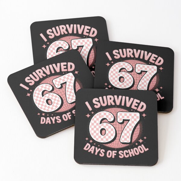 Item preview, 67 Days Student Teacher 67 School Meme Classic I Funny of Survived designed and sold by SteveSaccoro.