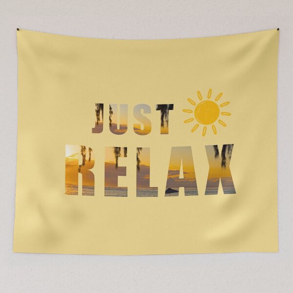 Item preview, Just Relax – Sunset Design for Vacation & Relaxation designed and sold by Katja LebenFreude.